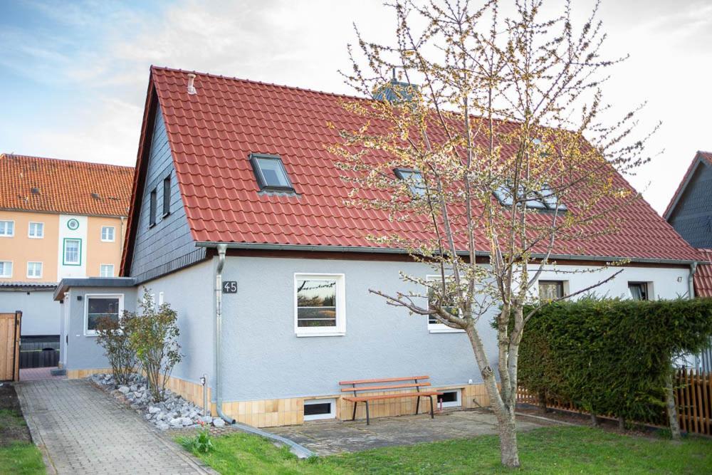 Ferienwohnung Ferienhaus Am Bürgerpark Wernigerode am Harz Exterior foto