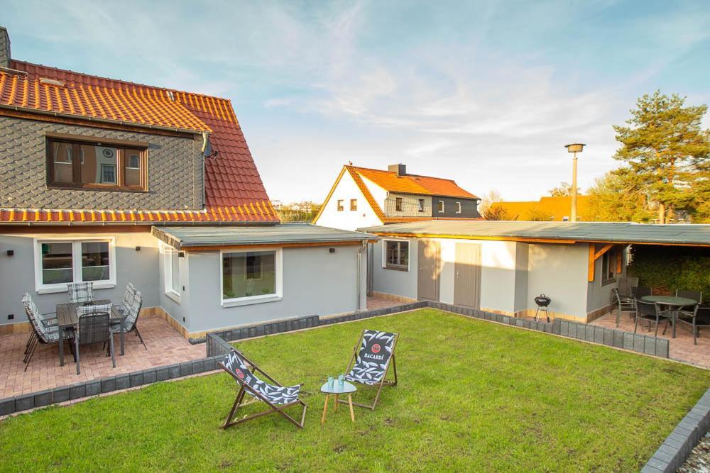 Ferienwohnung Ferienhaus Am Bürgerpark Wernigerode am Harz Exterior foto